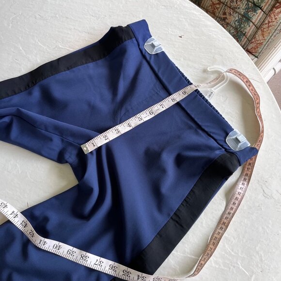 Theory Snap Performance Tech Good Wool Blend Pants in Sea Blue Size P / XS - Picture 8 of 11